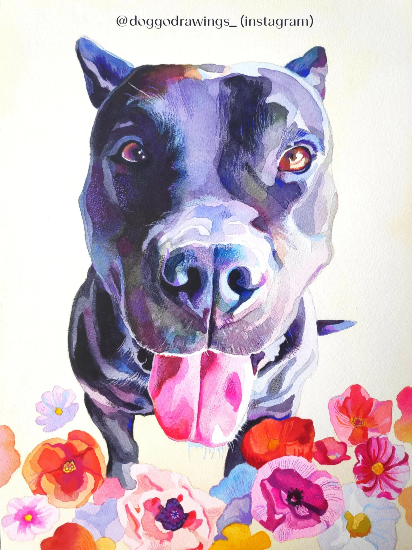 Painting of Jimi done by @doggodrawings_ (Instagram)